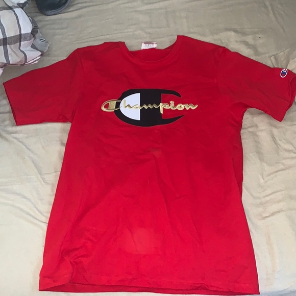 Mens red champion t shirt size medium NWOT - Picture 1 of 5